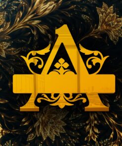 Custom Monogram Nameplate